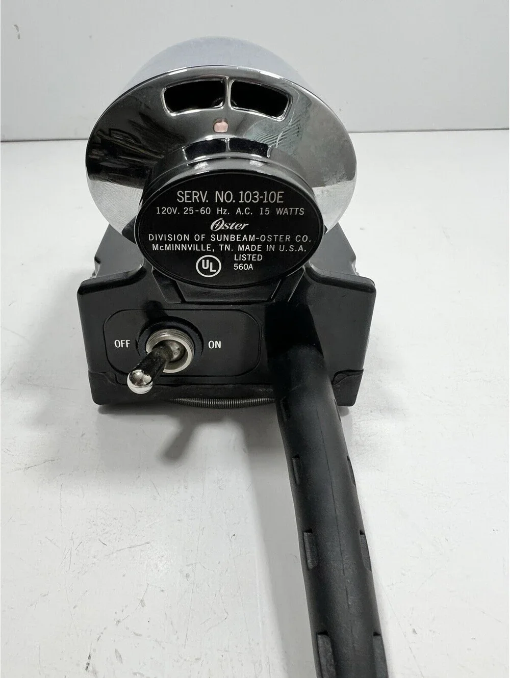 Oster Ball Bearing Professional Massager 103-10E Electric Corded Tested/Works